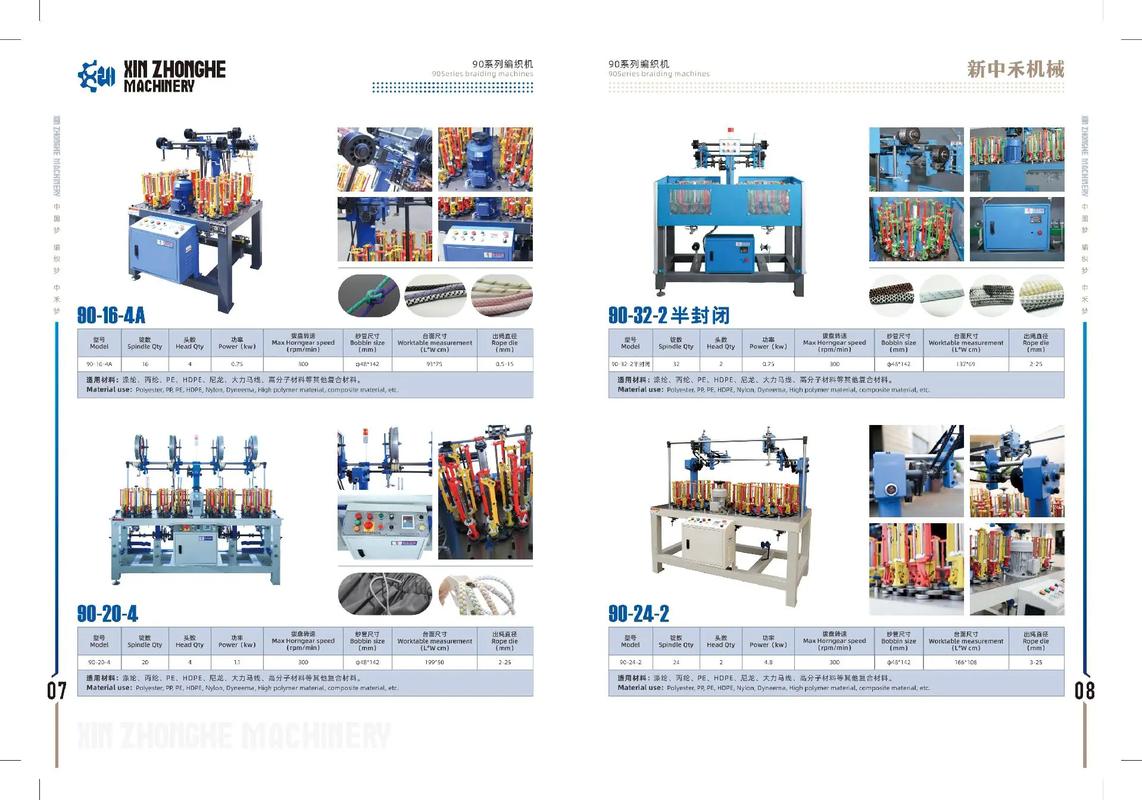 新中禾機械企業發布新一代編織機產品宣傳畫冊